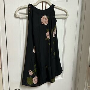 daniel Rainn xs floral print bell sleeve top